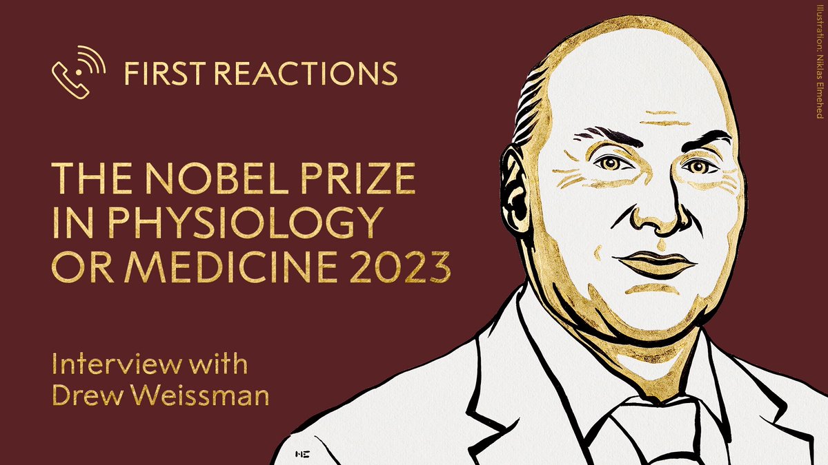 “It was always a dream, but I never imagined it would happen.” Drew Weissman’s research partner Katalin Karikó called him early this morning with some incredible news – they had been awarded the 2023 medicine prize. Hear his reaction to becoming one of our newest laureates.