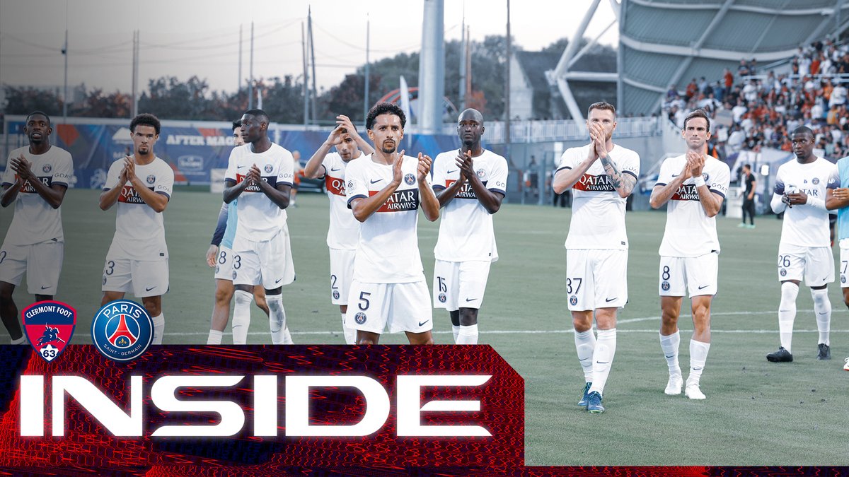 🎥 𝙄𝙉𝙎𝙄𝘿𝙀 🔴🔵 Dans les coulisses du déplacement des Parisiens à Clermont (0-0). #CF63PSG I Ooredoo Qatar