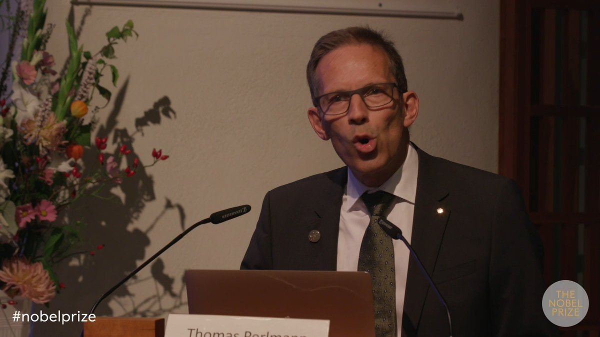 Watch the very moment the 2023 Nobel Prize in Physiology or Medicine to Katalin Karikó and Drew Weissman was announced. Presented by Thomas Perlmann, Secretary-General of the Nobel Assembly. See the full announcement here: #NobelPrize