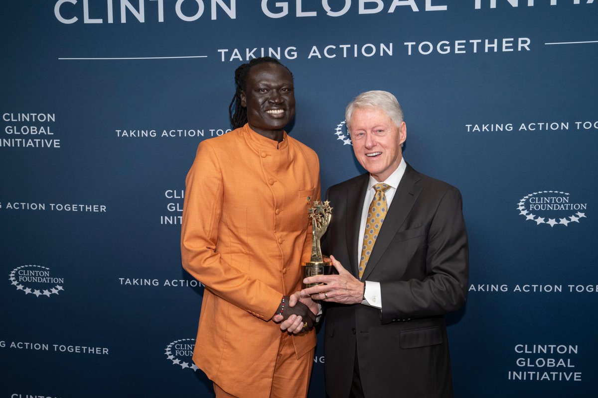 Twenty-four-year-old Nhial Deng spent nearly half his life in Kenya's Kakuma refugee camp, arriving alone at the age of 11. He's won this year's Chegg.org Global Student Prize for empowering some 20,000 refugees through educational and leadership programmes. Chegg Varkey Foundation