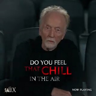 halloween 🤝 #SawX now playing only in theaters - get your tickets now.