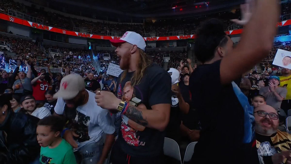 Welcome to #WWERaw, George Kittle San Francisco 49ers!