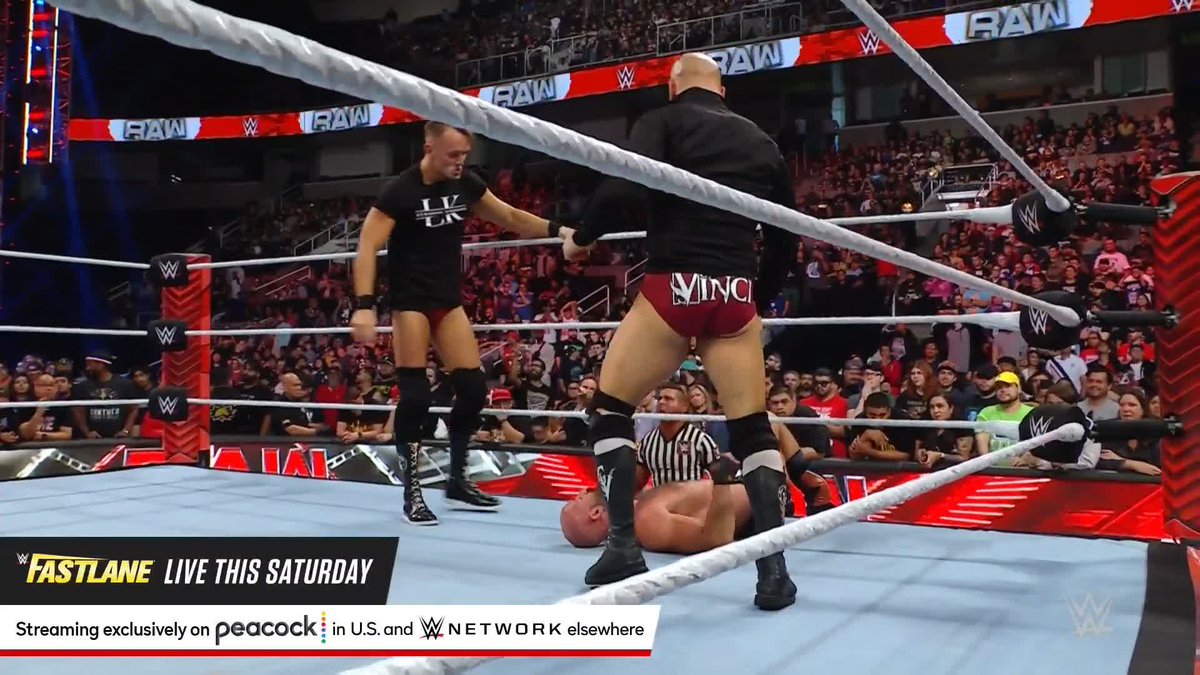 #DIY IS BACK!!! Johnny Gargano makes the save for @CiampaWWE on #WWERaw!