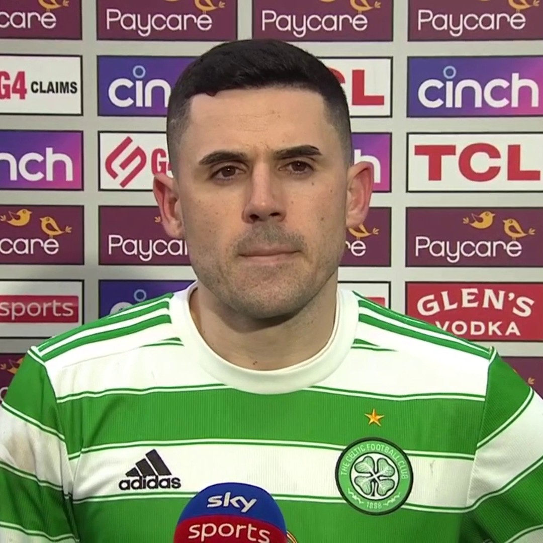 “We’ve been top of the pile for the last decade… … It’s a familiar position for a lot of us.” Rogic goes bang in the direction of Rangers. 😎💚