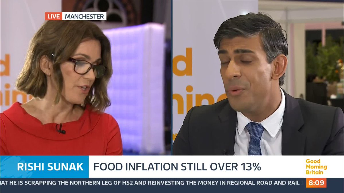 'The NHS is broken under your watch isn't it?' Susanna Reid Prime Minister Rishi Sunak says strikes are 'the number one reason' to blame for long waiting lists.