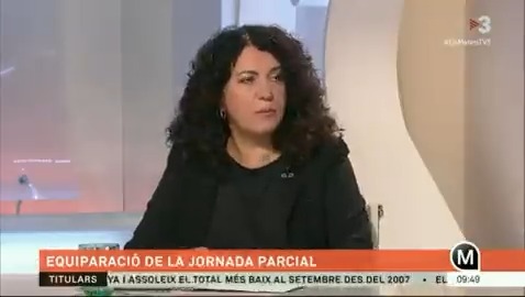 🔴 Marta Barrera [Marta Barrera], advocada Col·lectiu Ronda [Col·lectiu Ronda]: "A partir de l'1 d'octubre, a les pensions s'aplicarà que un dia d'alta treballat és un dia de cotització, independentment de la jornada" #ElsMatinsTV3 ▶