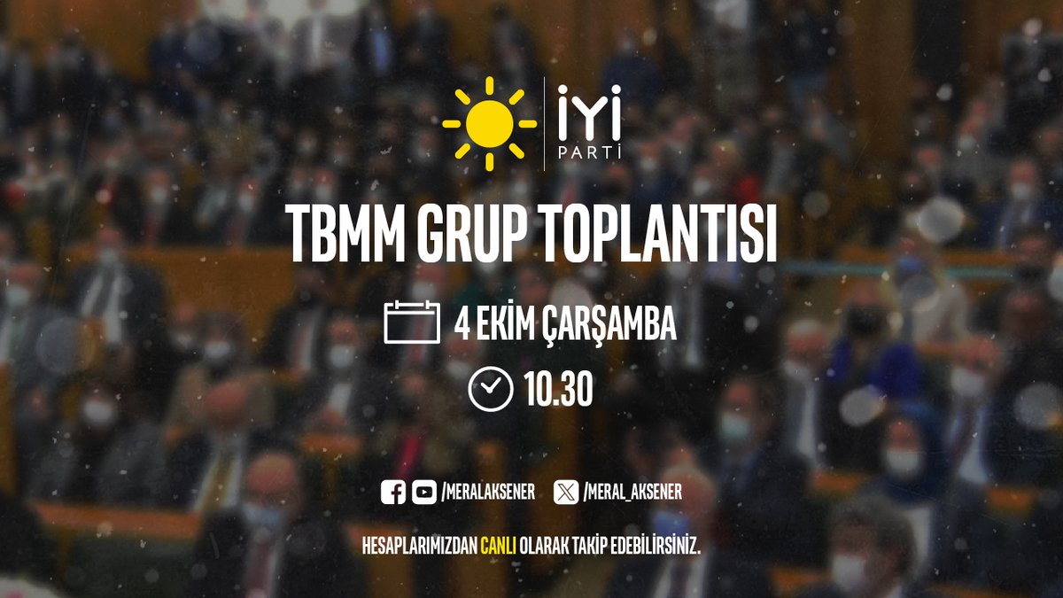 Hürüz, haklıyız, asla vazgeçmeyeceğiz! 🗓️ 4 Ekim Çarşamba (yarın) 🕥 10:30'da 📍 Gazi Meclisimizdeyiz…
