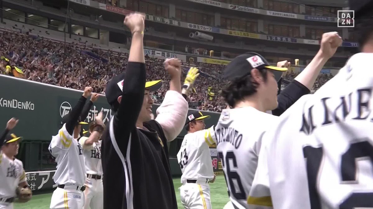 / 皆がコレを待っていた \ 今季苦しんだ漢の意地だ! 上林誠知の2点タイムリー🙌 ⚾プロ野球(2023/10/3) 🆚ソフトバンク×楽天 📱Live on DAZN #DAZNプロ野球 #sbhawks