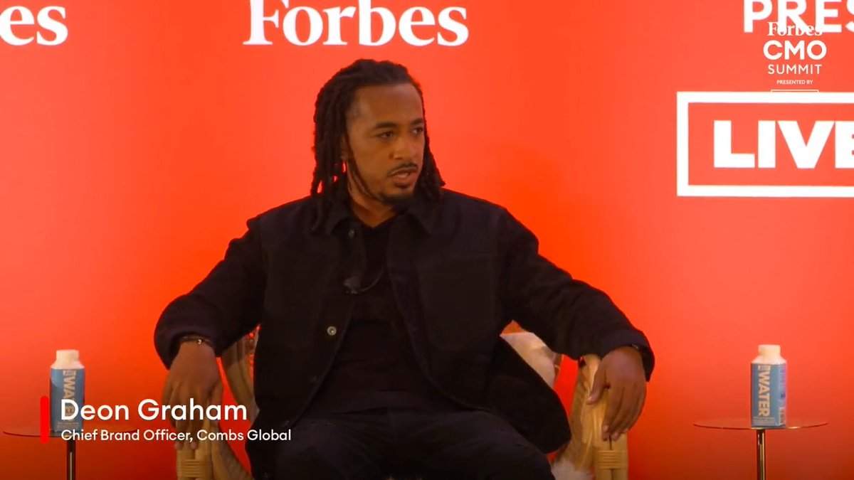 "Our room reflects who we are marketing to." Deon Graham, chief brand officer at Combs Global, spoke about brand and business expansion at the 2023 #ForbesCMO Summit.