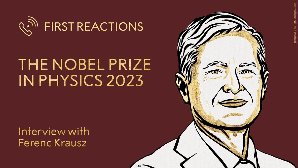 2023 physics laureate Ferenc Krausz was preparing for a morning of giving lab tours at his institute when he received a phone call from Sweden – he had been awarded the physics prize. We spoke to him just after he found out the news – listen to his first reaction: