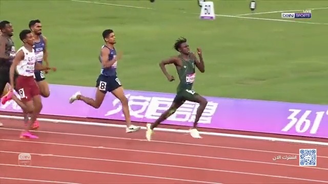 🥇🇸🇦 🥉🇴🇲 السعودي علي عيسى يتوج بالميدالية الذهبية والعماني حسين الفارسي ينال البرونزية في سباق 800 متر ضمن دورة الألعاب الآسيوية - هانغجو 2022 #دورة_الألعاب_الآسيوية #AsianGames