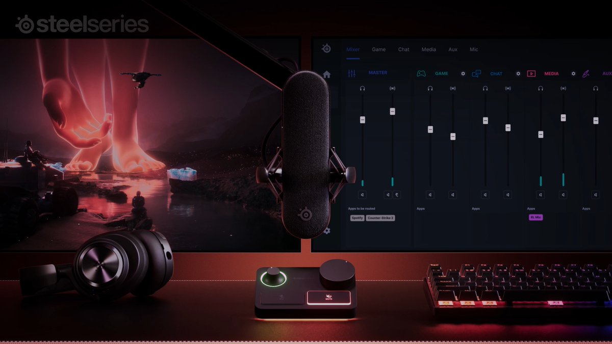 Gaming just found its voice🗣 Alias Pro (XLR + Stream Mixer) and Alias (USB) mics, powered by Sonar 🎛 🎤🎤: