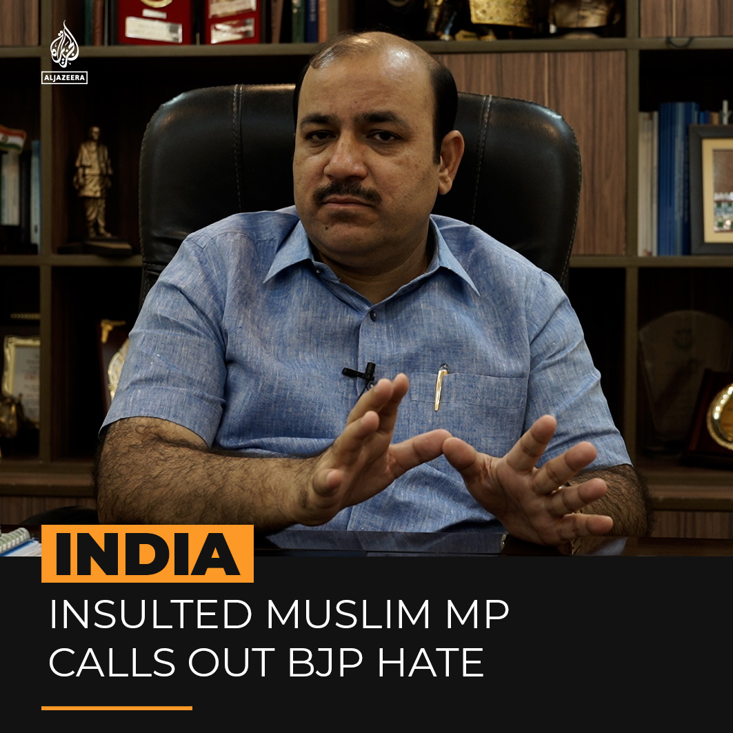 Muslim MP Kunwar Danish Ali, who was subjected to Islamophobic slurs in India’s parliament, has told Al Jazeera that hate speech by India’s ruling BJP is a deliberate political ploy to try to stay in power ⤵️
