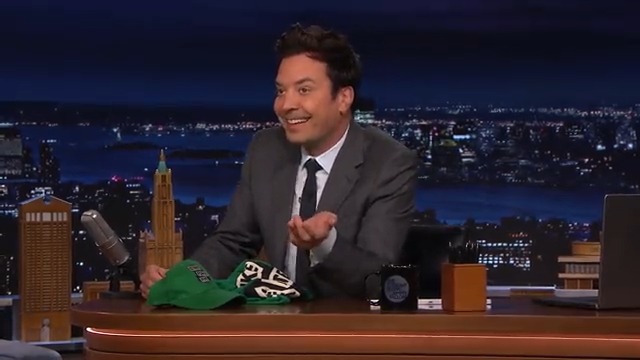 Jimmy talks about creating Strike Force Five with @JimmyKimmel, Stephen Colbert, @IamJohnOliver & @SethMeyers. #FallonTonight