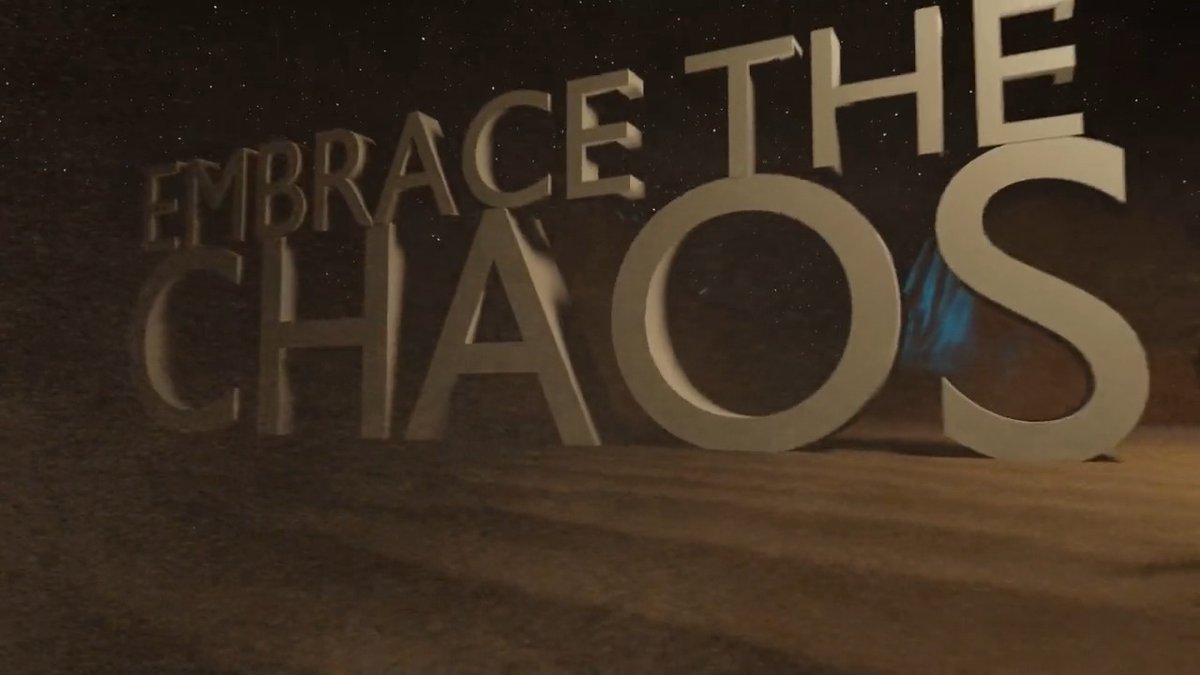Chaos is in our DNA. #EmbraceTheChaos