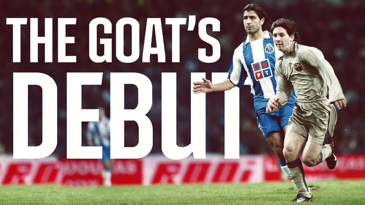 El debut de 🐐. El resto es historia.