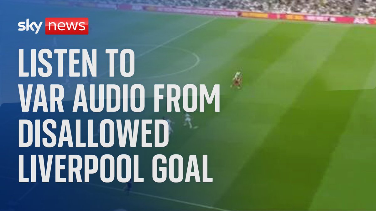 The audio recording of the VAR discussion that led to Liverpool's wrongly disallowed goal in the 2-1 defeat at Tottenham on Saturday has been released. Read more: