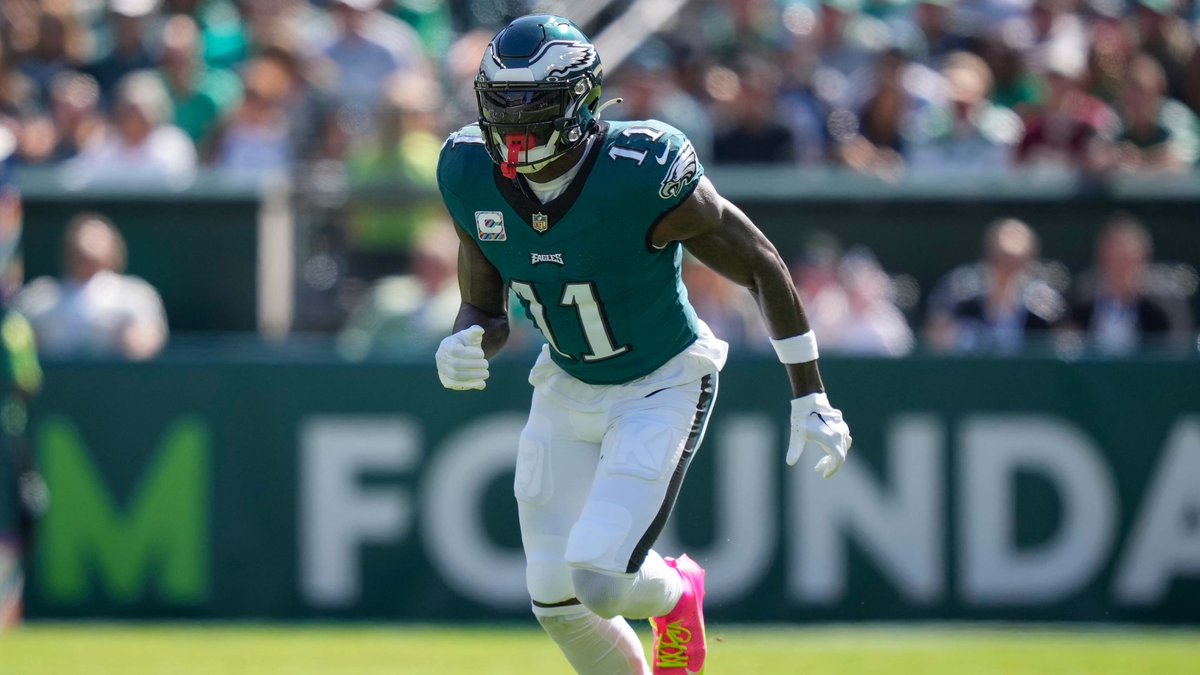 .AJ BROWN had himself a day in Philly! #FlyEaglesFly 😤 9 REC 😤 175 yards 😤 2 TDs