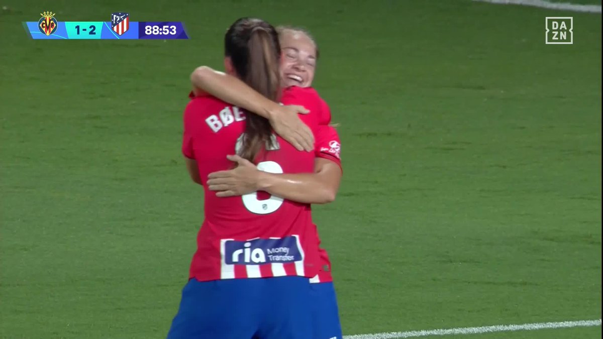 🎯 Estefania Banini hace que parezca fácil. Pase a la red y sentencia del Atlético de Madrid Femenino 🔴⚪ #LigaFenDAZN ⚽