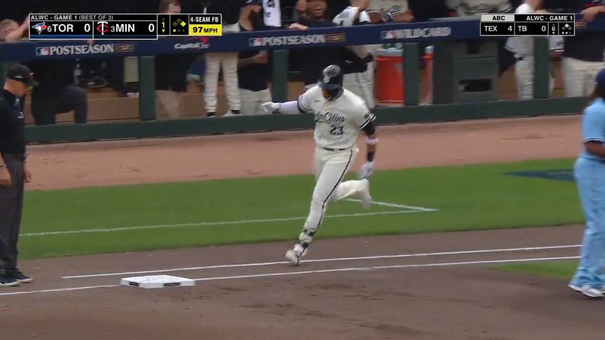 Royce Lewis hits the first home run of the #postseason! 💪