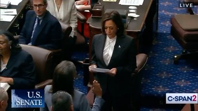This moment will go down in history. Laphonza Butler, the first Black, openly LGBTQ+ Senator, and only Black woman to serve in the nation's highest legislative body, was sworn in today by the nation's first Black female VP. We love it here! 👏🏾