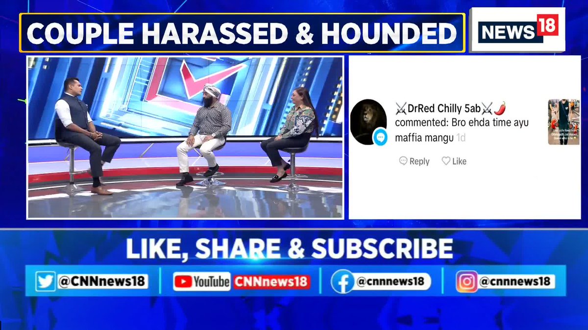HEARTBREAKING Thanks Anand Narasimhan🇮🇳 for inviting HarmanKapoor & wife Khushi to studio. This is real & EVIL face of Khalistanis! This is why it’s nigh impossible for a decent man to stand up to em even if he’s unusually brave & welloff. HELP Narendra Modi Ji!