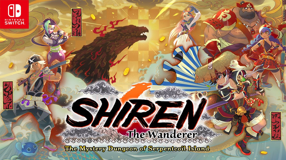 Rise, and rise again. Take Shiren to new heights! Shiren the Wanderer: The Mystery Dungeon of Serpentcoil Island is coming to the West on Nintendo Switch on February 27, 2024! #Shiren #roguelike #NintendoSwitch