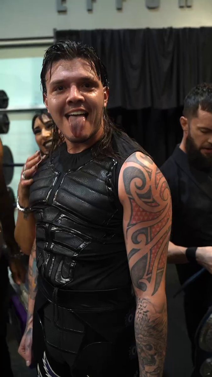 "The Judgment Day runs all" Dominik with a simple message to the WWE Universe... #WWENXT