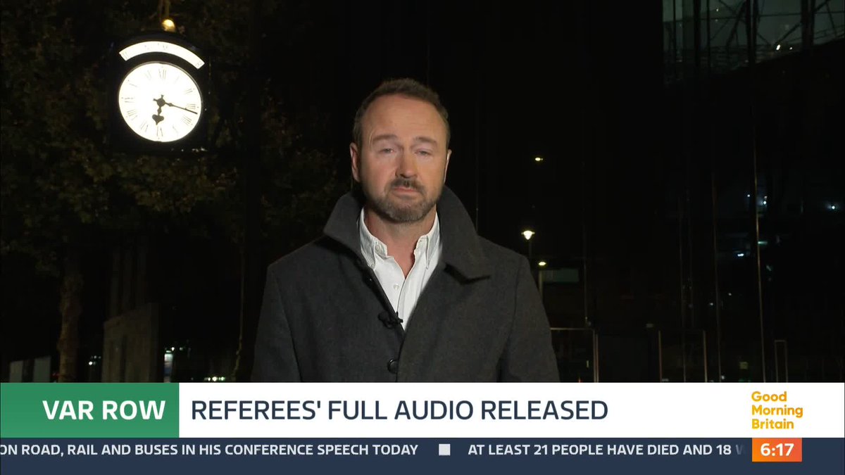 Full audio from the VAR hub of the Liverpool v Tottenham match has been released. Liverpool had a goal incorrectly disallowed before they went on to lose 2-1 to Tottenham.