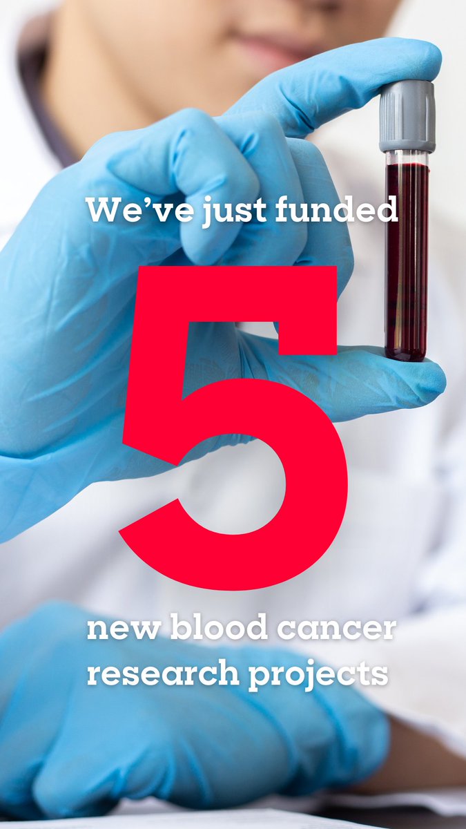 Want to know the 5 reasons why we're so excited? We’re thrilled to announce we’re funding 5 new research projects, targeting 5 different blood cancer. ❤️ Want to know more? Check out our in-depth article here:
