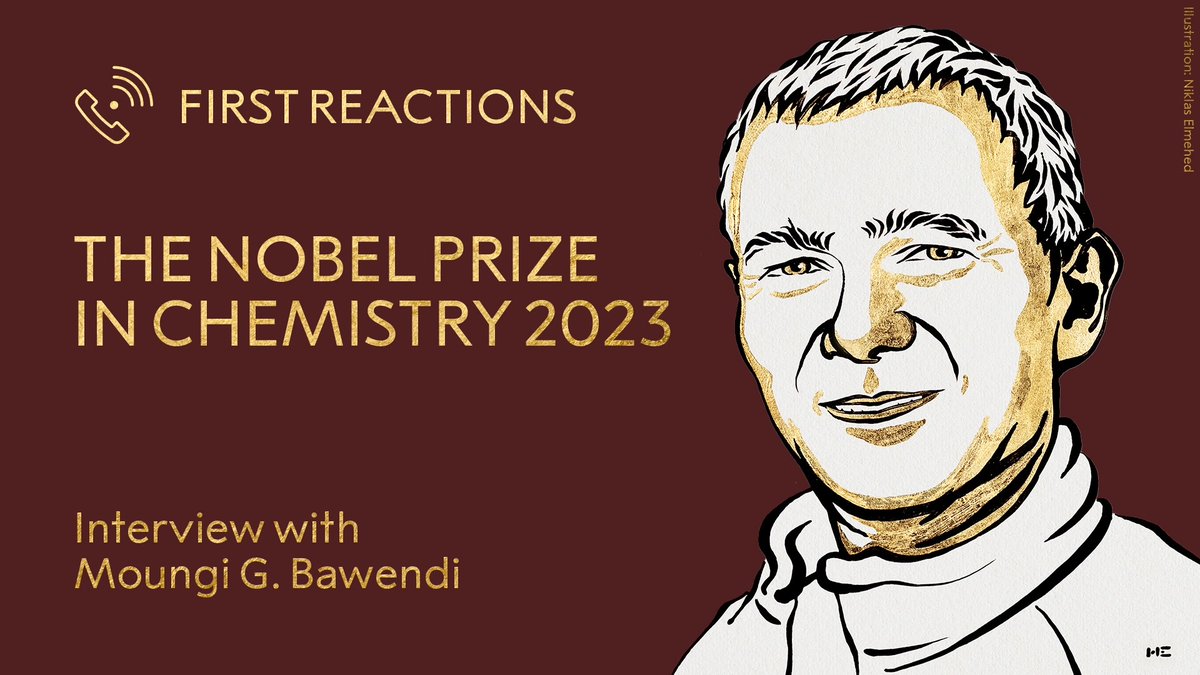 "I’m supposed to teach at 9am today and I have no idea what’s going to happen." Exclusive: listen to our phone call with new #NobelPrize laureate Moungi Bawendi right after he found out he had been awarded the 2023 chemistry prize.