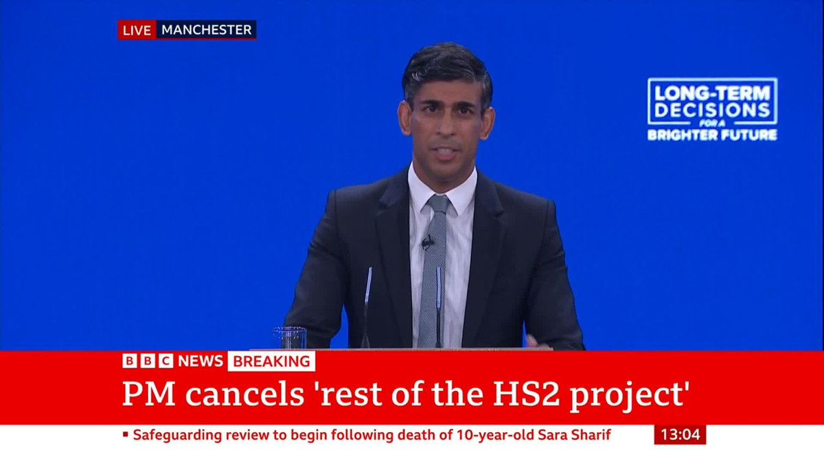 "It's time for a change, and we are it" PM Rishi Sunak finishes his speech by promising to "give the country what it so sorely needsโฆ so that we can build a brighter future for everyone" Follow live