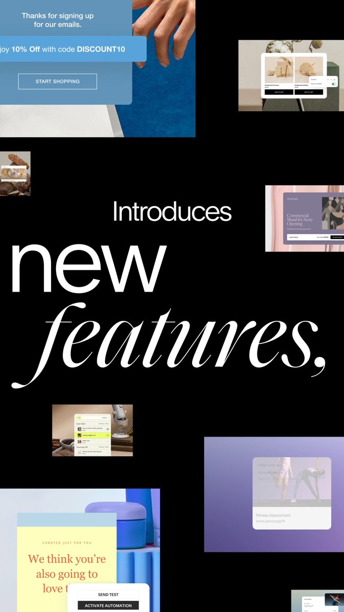 Announcing Squarespace Refresh 2023 🎉, our annual release of the latest products and features! Learn more at: