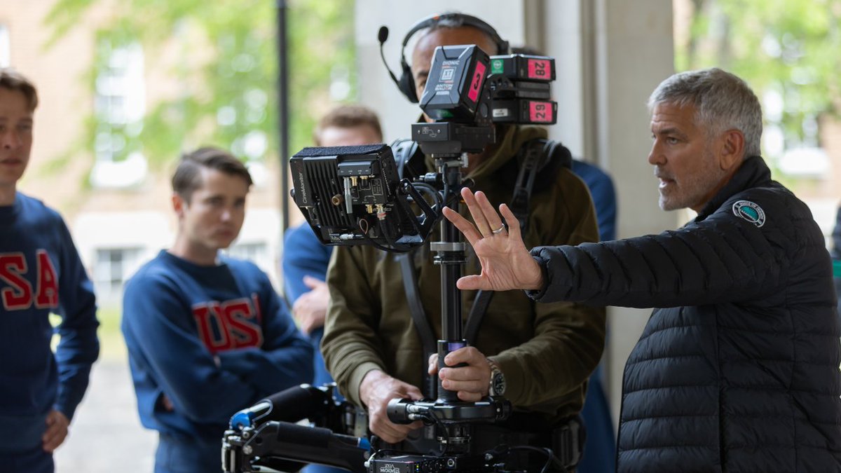 “The stakes were much higher for them... and it gave them an edge. That you can pull yourself up from nothing and succeed." Watch #TheBoysInTheBoat director George Clooney lead his crew on-set and learn about the true story behind the film. Only in theaters this Christmas.