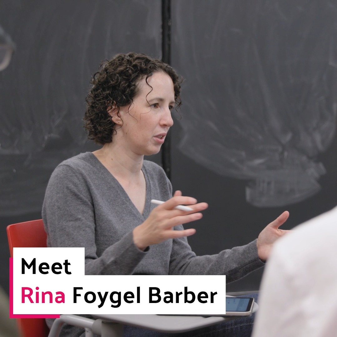 Rina Foygel Barber (UChiPhysicalSciences) is a statistician and 2023 MacArthur Fellow investigating the theoretical foundations of formal inference and prediction models. #MacFellow Explore her work and all the 2023 MacArthur Fellows on our website!