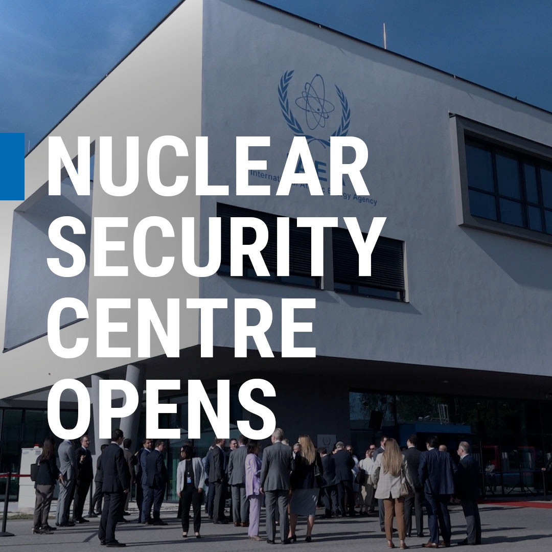 Nuclear security is one of the most important areas of @IAEAorg’s work, making sure that nuclear material never falls into the wrong hands. Our new training centre for nuclear security will build expertise in countering nuclear terrorism.