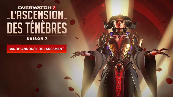 La saison qui mettra tout le monde d’accord arrive bientôt 🥀 😈 Nouveau mode en durée limitée : Épreuves de Sanctuaire 💪 Refontes de Sombra et Chopper La saison 7 d’Overwatch 2 : L’Ascension des ténèbres débute le 10 octobre 🧟