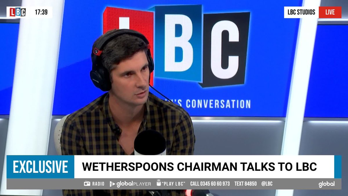 "You will just have an illegal market." JD Wetherspoons Founder &amp; Chairman Tim Martin tells Tom Swarbrick that the Prime Minister's smoking policy could see us go into a prohibition era like the US had in the 1920s.