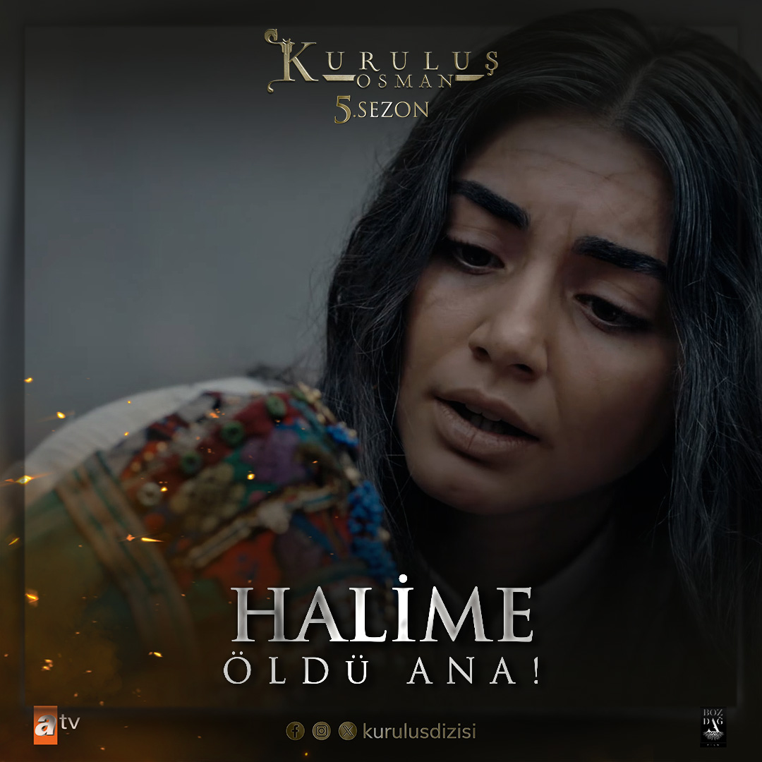 “Halime öldü ana!” #AlaeddinBey “Halime passed away, mother!” #AlaeddinBey #KuruluşOsman heyecan dolu yeni bölümüyle #atv’de devam ediyor! Bozdağ Film atv