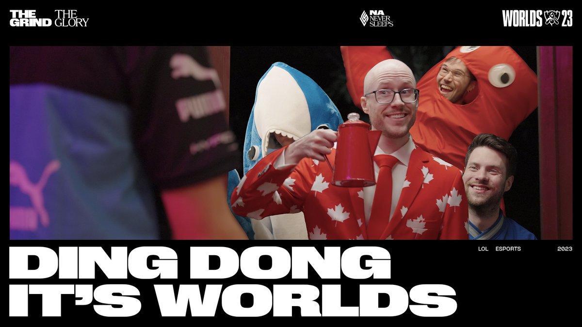 We know #Worlds2023 is late for us, but we can't wait to stay up with all of you! #LCS | #NANeverSleeps