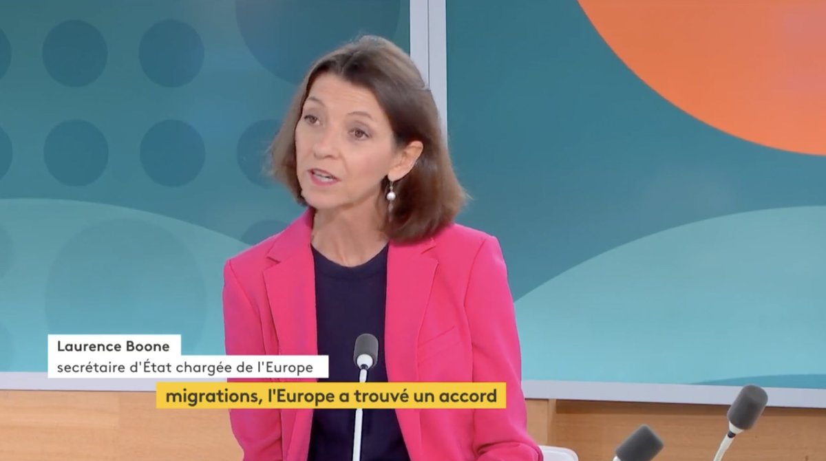 Merci à la ministre de l’Europe pour cet aveu : la France devra accepter de répartir des migrants sur son sol, sous peine d’amendes. Une seule solution : votez RN aux élections européennes et dites NON à la submersion migratoire.