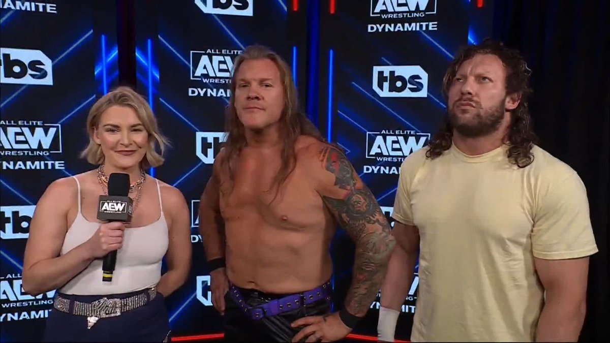 Former enemies, now partners Chris Jericho and Kenny Omega, kick off the 4th Anniversary of #AEWDynamite with the "Rated-R Superstar' Adam Copeland joining his fellow Canadians. Watch the 4th Anniversary of #AEWDynamite LIVE on TBS! Yeti Imp | Chris Jericho | Kenny Omega