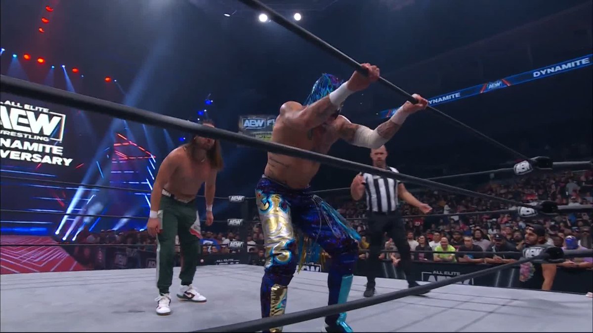 How did Rey Fenix kick out?!? Watch the 4th Anniversary of #AEWDynamite LIVE on TBS! REY FENIX WWE | #NickJackson