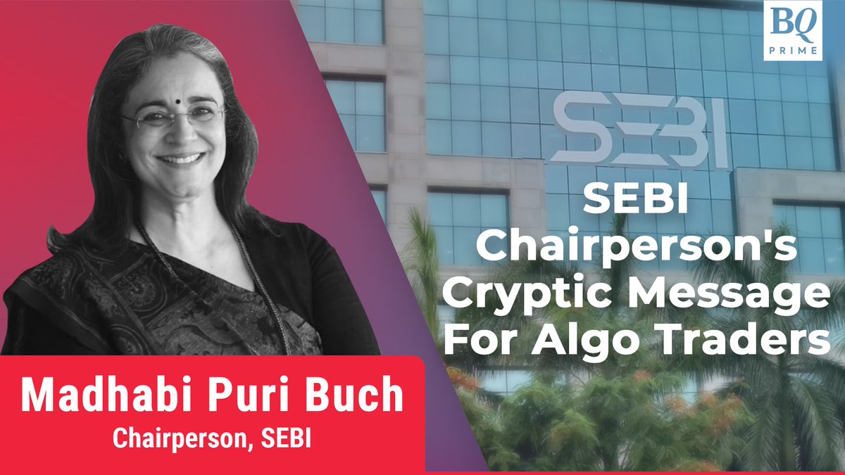 "You really think #SEBI is so dumb?" Chairperson Madhabi Puri Buch warns algo traders and finfluencers. Also read: