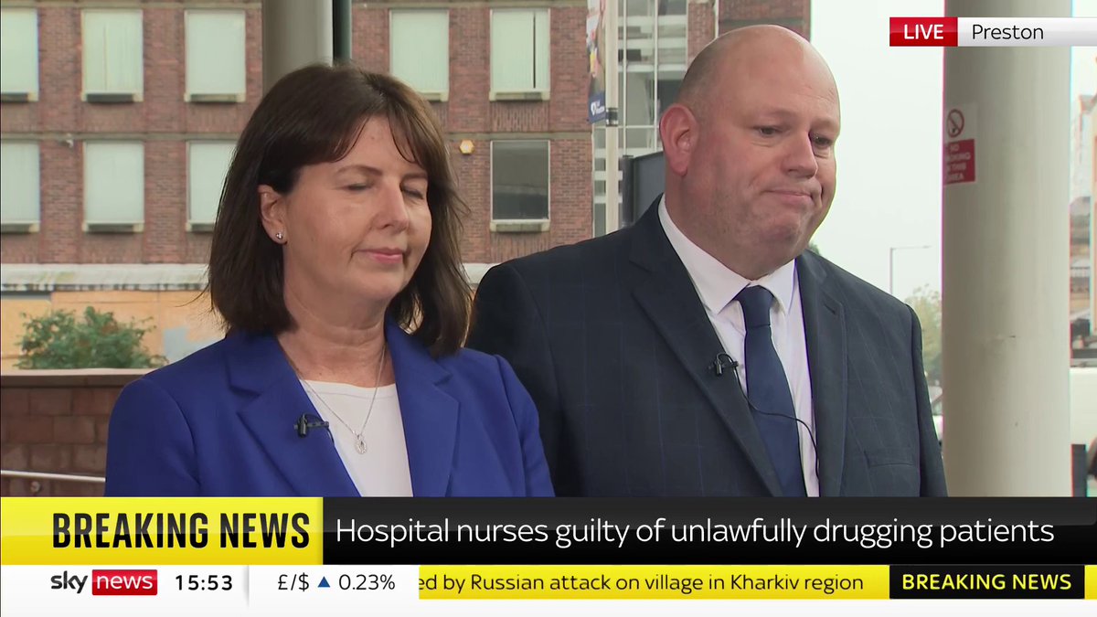 Nurses Catherine Hudson and Charlotte Wilmot have been found guilty of of ill-treating those in their care at Blackpool Victoria Hospital in Lancashire. The police have given a short statement following the conviction. 📺 Sky 501, 233 and YouTube