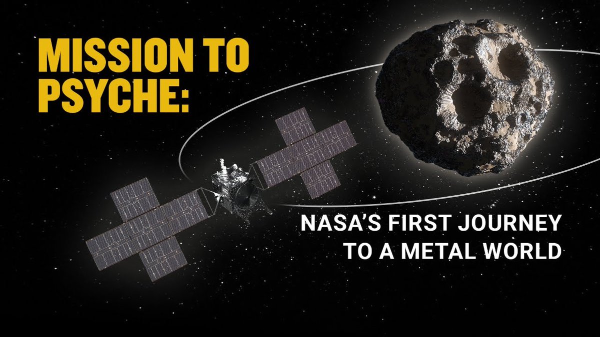 Our #MissionToPsyche spacecraft is set to launch on Oct. 12 at 10:16 am EDT (1416 UTC) to explore a metal-rich asteroid to gather clues about how rocky planets form. Set a reminder to watch the launch to a metal world: