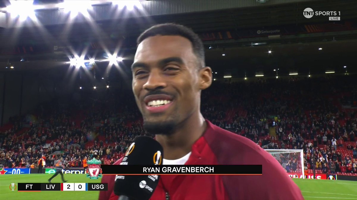Ryan Gravenberch has not stopped smiling from the moment he signed for us. He says in this clip how much he’s enjoying his football. He’s going to be our £35m bargain 🇳🇱