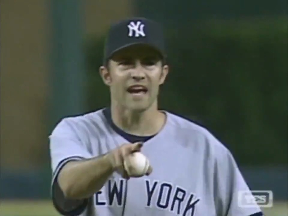 Mike Mussina refusing to come out of a game will always be awesome