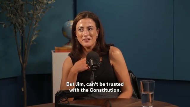 "Jim [Jordan] can't be trusted with the Constitution. He can't be trusted to represent." —Cassidy Hutchinson Watch the full interview: