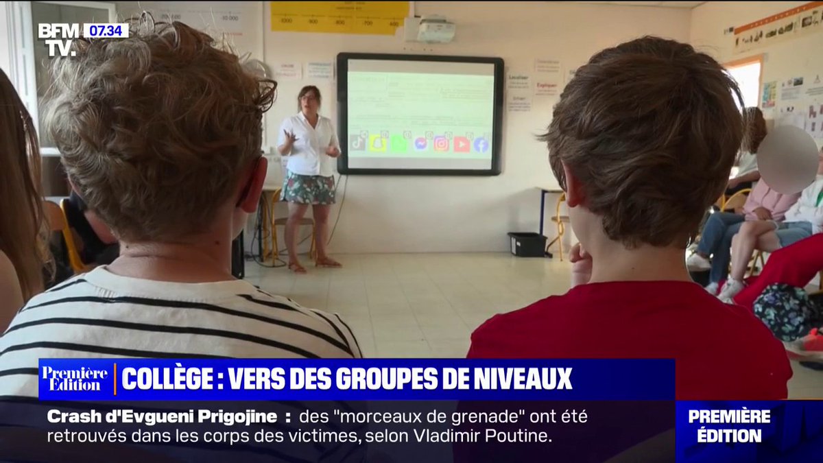 Bientôt la fin des classes au collège? Gabriel Attal songe à créer des groupes de niveaux